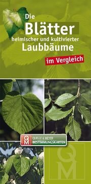 Bestimmungskarte - Die Blätter heimischer und kultivierter Laubbäume im Vergleich, Buchcover